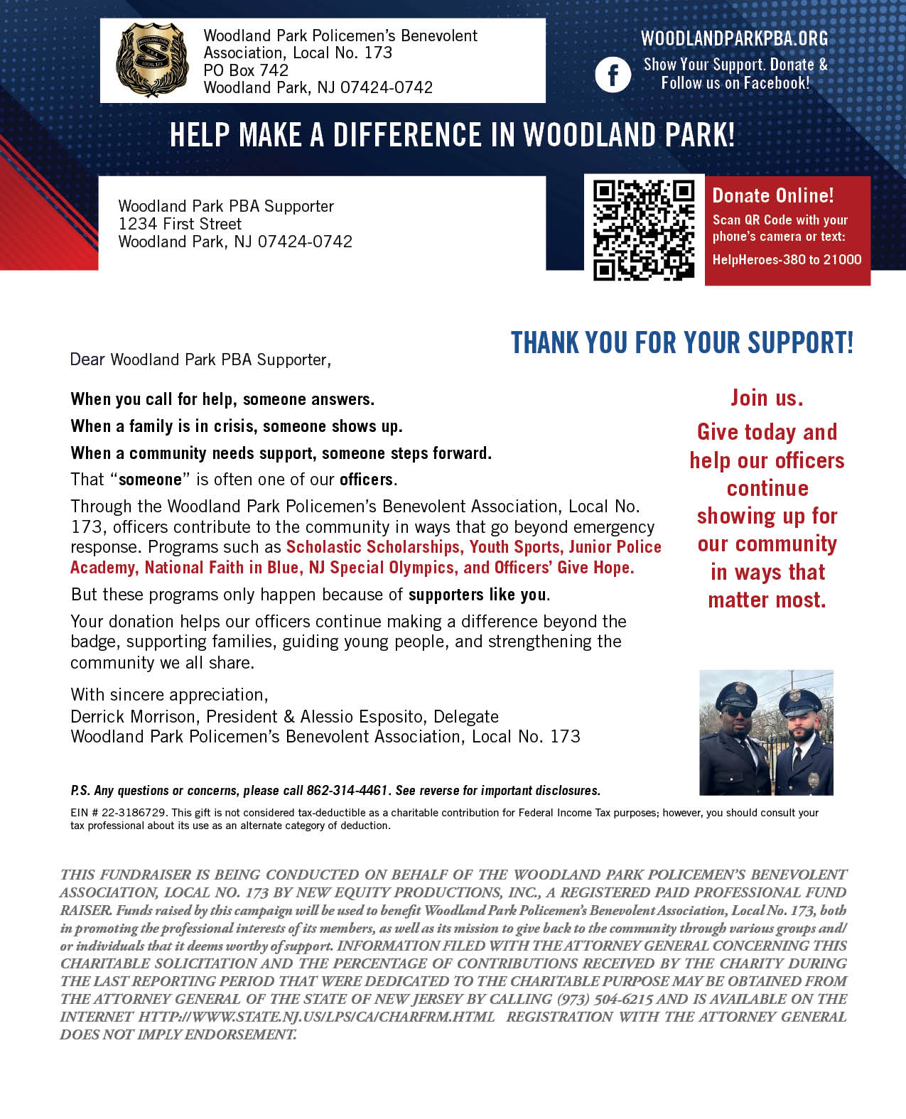 Donation Letter